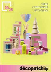 Cover des Katalogs von Décopatch 2025.